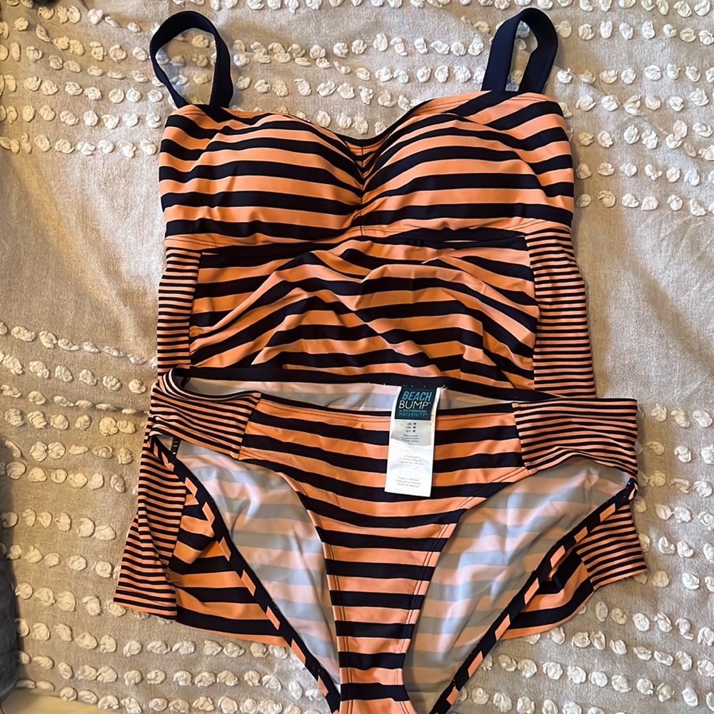 Motherhood maternity Beach bump maternity bathing suit